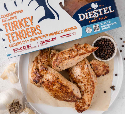 Cracked Pepper & Garlic Turkey Tenders