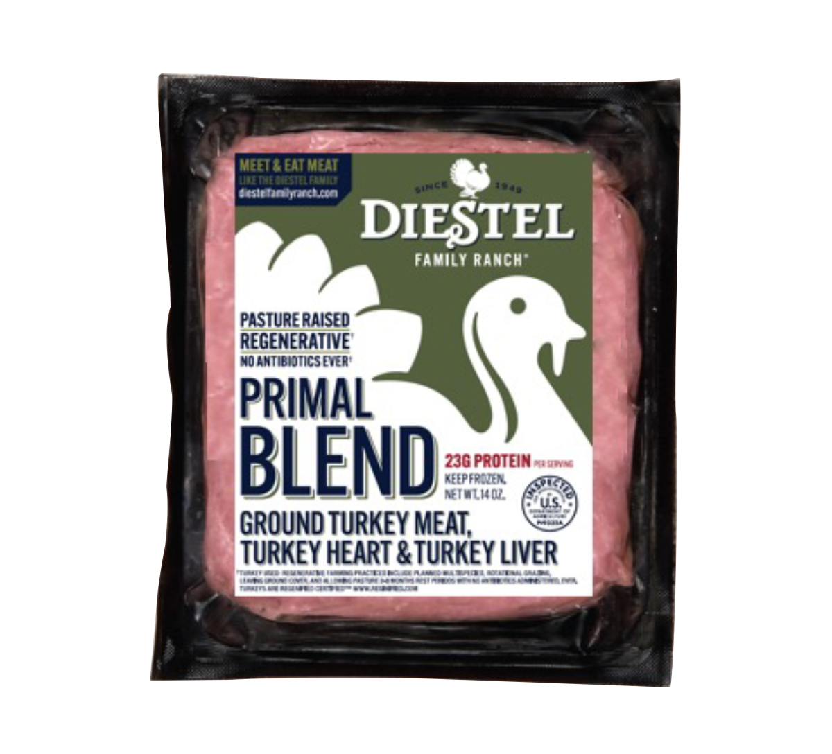 Frozen Primal Blend Ground Turkey