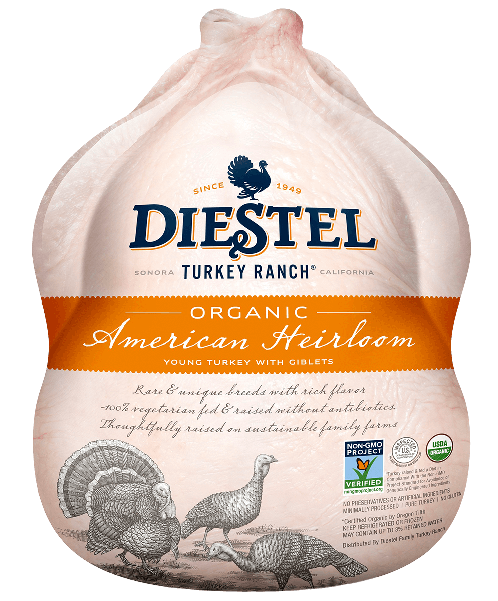 Organic American Heirloom Whole Turkey